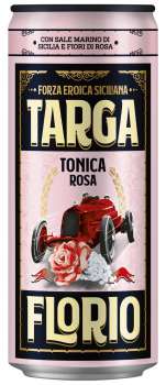 Limonáda Targa Florio - tonic, růžový, plech, 24x 0,33 l