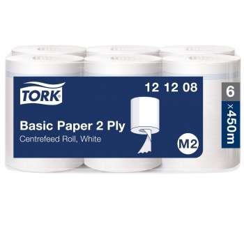 Univerzální mini utěrka Tork se středovým odvíjením M2 - 2vrstvý, 6 ks