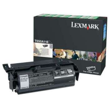 Toner Lexmark T650A11E - černý