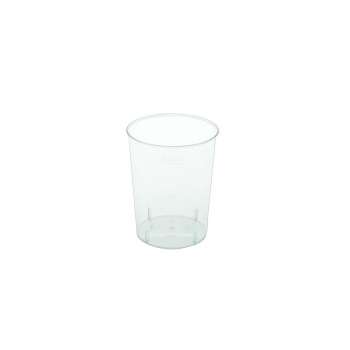 Plastové kelímky - 40 ml, čiré, 50 ks