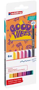 Sada fixů edding 1200 Good Vibes 6 ks, limitovaná edice