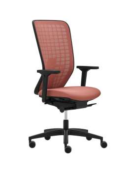 Kancelářská židle Space - synchro, červená