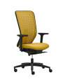 Kancelářská židle Space - synchro, žlutá