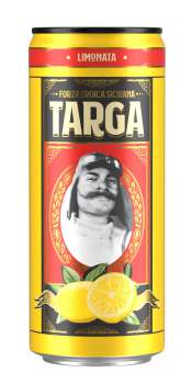 Limonáda Targa - citron, plech 24x 0,33 l