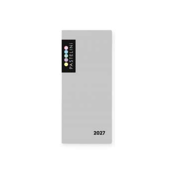 Diář týdenní PVC Pastelini  - šedý 2027