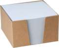 Poznámkový bloček v kartonové krabičce - 9,5 x 9,5 x 5 cm, mix barev
