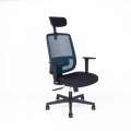 Kancelářská židle Canto SP - synchro, černá/modrá
