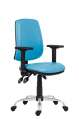 Kancelářská židle Athea - s područkami, světle modrá