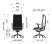 Kancelářská židle Action 100SFL - synchro, hnědá