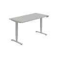 Psací stůl Hobis Motion RUN MSR 3M 1600 - šedý/šedý