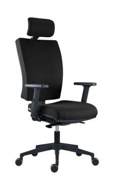 Kancelářská židle Galia Exclusive NEW - synchro, černá