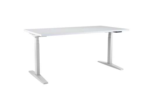 Výškově stavitelný stůl Axis, šíře 160 cm - bílý/bílý