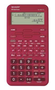 Vědecká kalkulačka Sharp EL-W531TL - 16 míst, červená