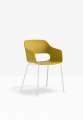 Konferenční židle Babila 2735 - s područkami, žlutá