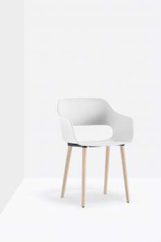Konferenční židle Babila 2755 - s područkami, bílá