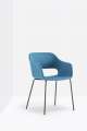 Konferenční židle Babila 2736 - s područkami, modrá