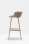 Barová židle Babila 2758 - vysoká, s područkami, světle hnědá