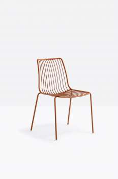 Jídelní židle Nolita 3651 - vysoká, cihlově červená