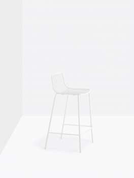 Barová židle Nolita 3657 - nízká, bílá