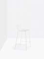 Barová židle Nolita 3657 - nízká, bílá
