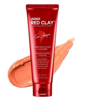 Čistící pleťová pěna s jílem Red Clay™Pore Pack Foam Cleanser (120 ml)