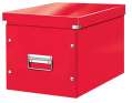 Krabice Click & Store Leitz WOW - čtvercová, červená