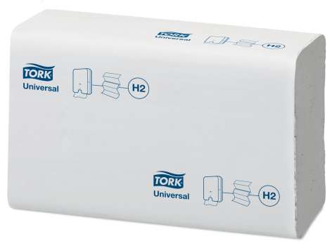 Skládané papírové ručníky Tork Multifold  - 2vrstvé, bílé, 4740 ks