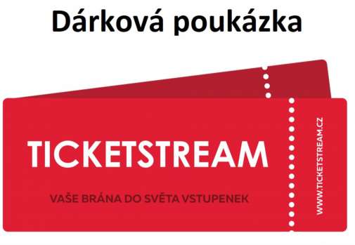 Dárková poukázka TICKETSTREAM 300 Kč