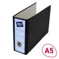 Pákový pořadač A5 na šířku HIT Office - 8 cm, mramor černý