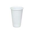 Plastové kelímky - 300 ml, bílé, 100 ks