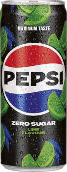 Pepsi Lime - plech, 24x 0,33l