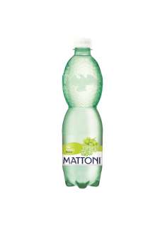 Minerální voda Mattoni - bílé hrozny, perlivá, 12x 0,5 l