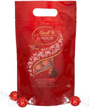 Čokoládové pralinky Lindor - mléčné, 1000 g