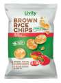 Rýžové chipsy Livity - s paprikou, 60 g