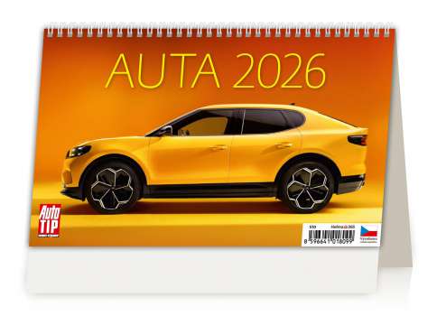 Stolní kalendář 2026 Auta