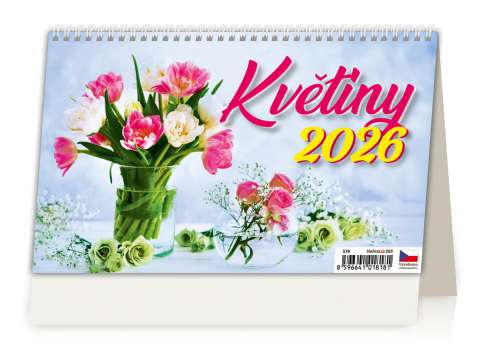 Stolní kalendář 2026 Květiny
