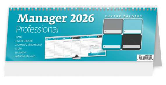 Stolní kalendář 2026 Manager Professional