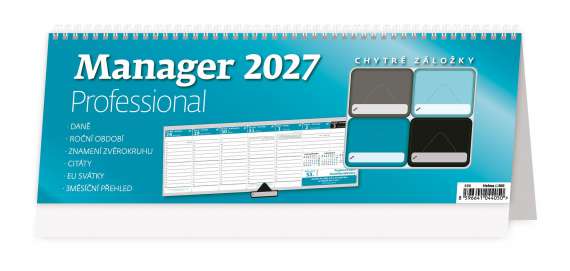 Stolní kalendář 2027 Manager Professional