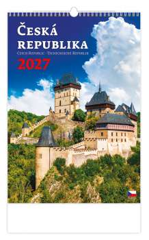 Nástěnný kalendář 2027 Česká republika