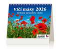 Stolní kalendář 2026 Vlčí máky