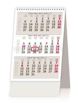 Tříměsíční stolní kalendář 2023 - mini