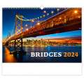 Nástěnný kalendář 2024 Bridges