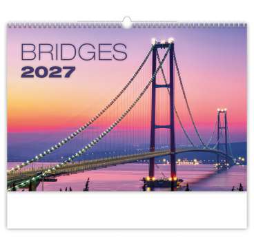 Nástěnný kalendář 2027 Bridges