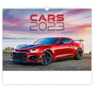 Nástěnný kalendář 2023 Cars