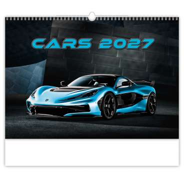 Nástěnný kalendář 2027 Cars