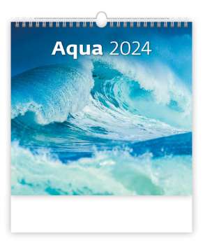 Nástěnný kalendář 2024 Aqua