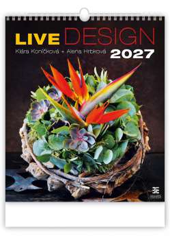 Nástěnný kalendář 2027 Live Design