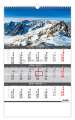 Tříměsíční nástěnný kalendář 2025 Hory