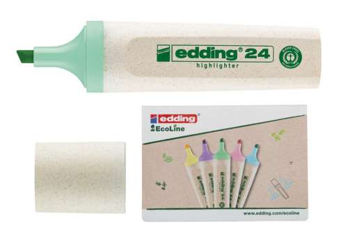 Pastelový zvýrazňovač s bločkem samolepicích lístků Edding