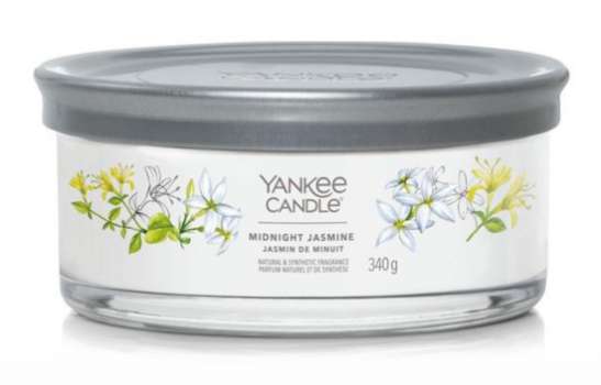Vonná svíčka Yankee Candle Jasmine s 5 knoty